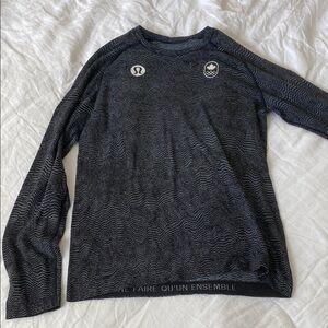 lululemon athletica Black Long Sleeve Tee